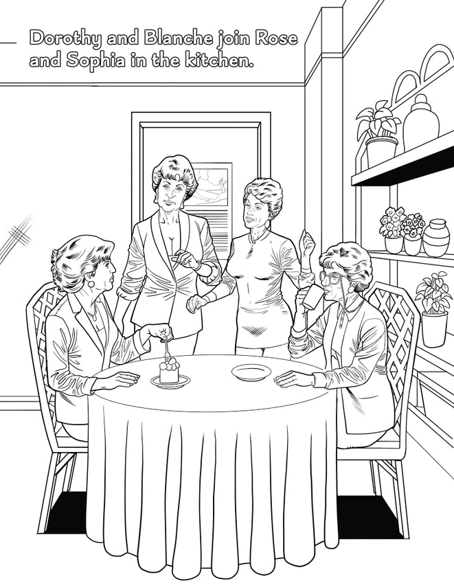 Golden Gilfs P0rn Parody Coloring Book Erotic Entertainment Sensual Adult
