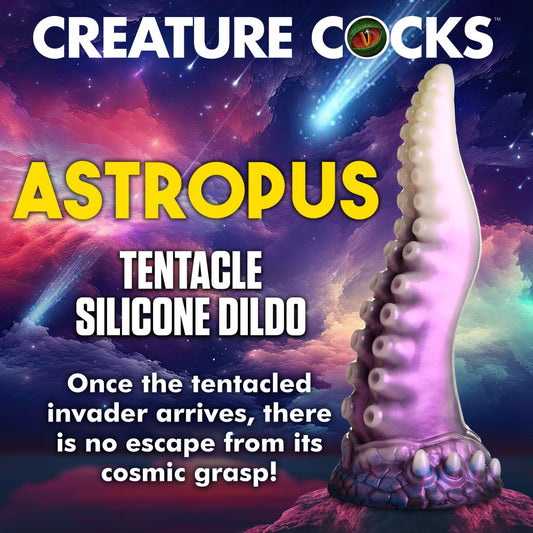 Astropus Tentacle Silicone Dildo Monster Alien Creature Cocks Strap On Suction C