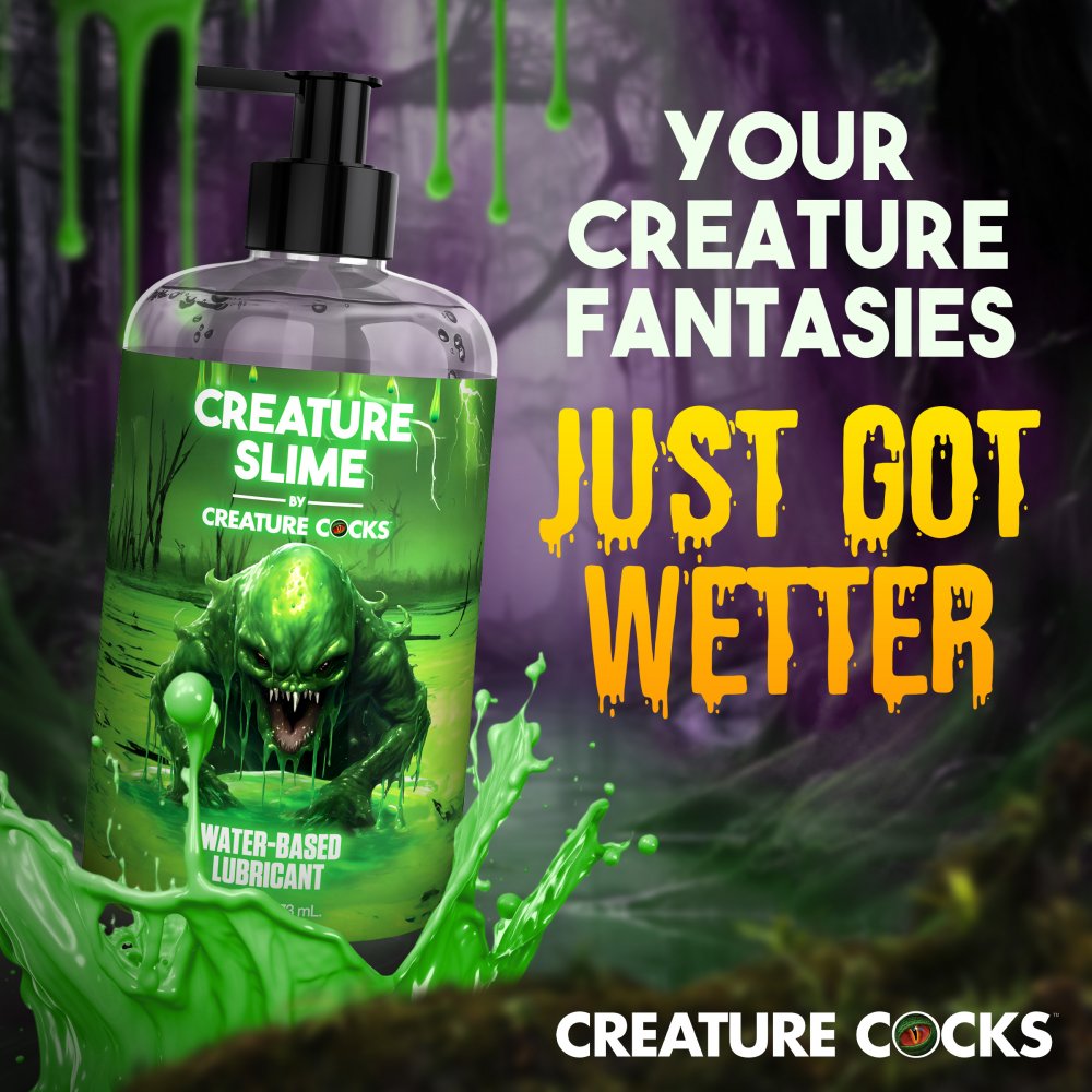 Creature Cocks Creature Slime Water-Based Lubricant 16 oz - Personal Lube
