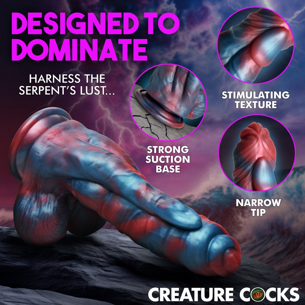 Hydra X Vibrating Silicone Dildo Adult Sex Toy