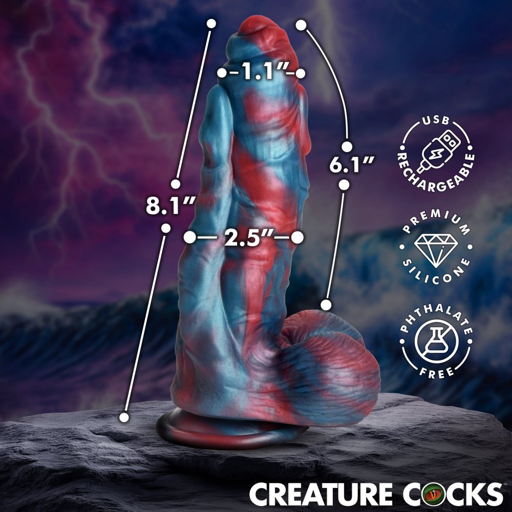Hydra X Vibrating Silicone Dildo Adult Sex Toy