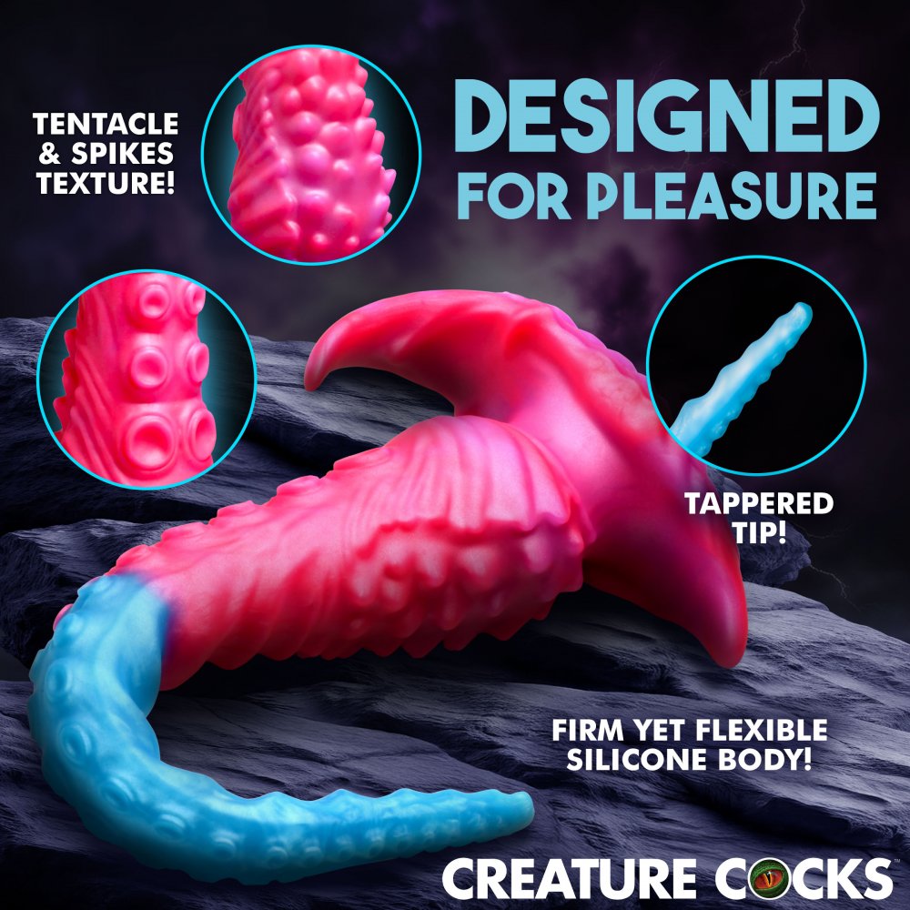 Creature Cocks Vibropus Vibrating Silicone Dildo Fantasy Adult Sex Toy