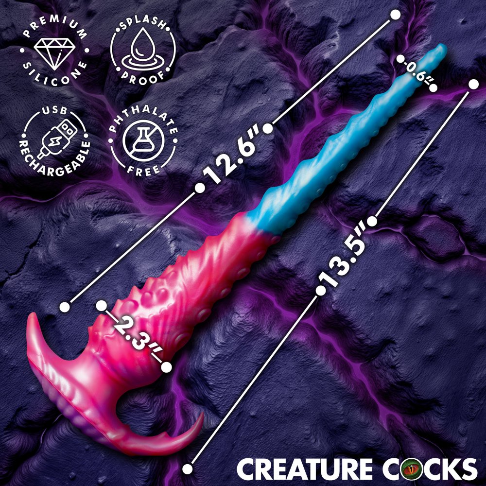 Creature Cocks Vibropus Vibrating Silicone Dildo Fantasy Adult Sex Toy