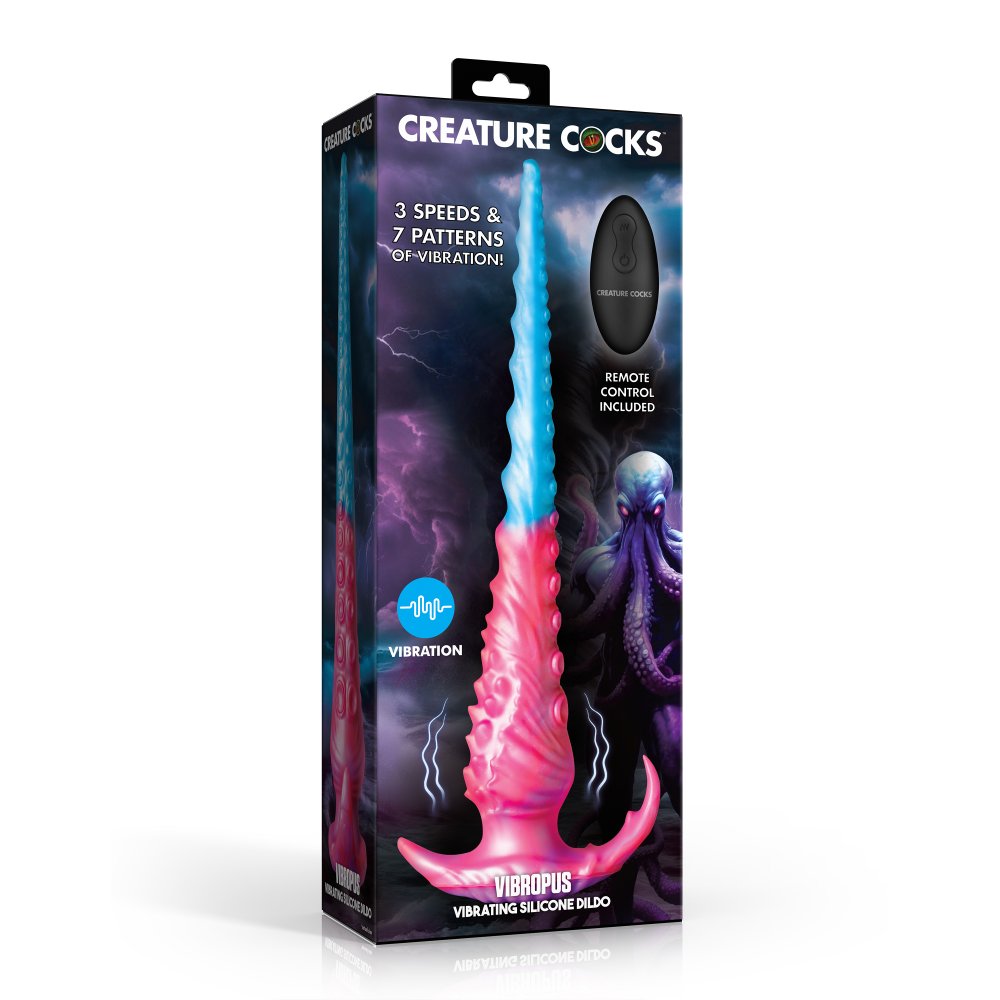 Creature Cocks Vibropus Vibrating Silicone Dildo Fantasy Adult Sex Toy