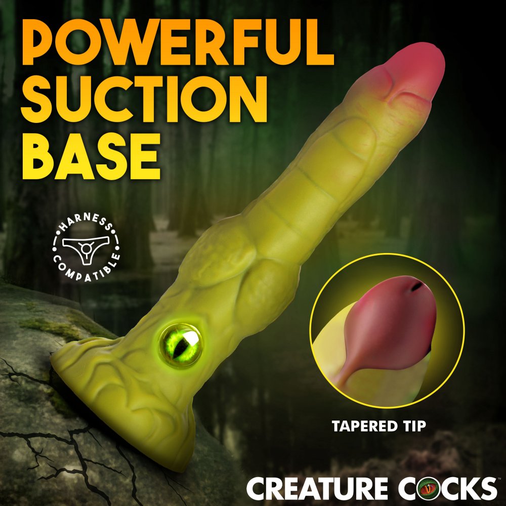 Creature Cocks Eyegor Thrusting and Vibrating Silicone Dildo Adult Sex Toy