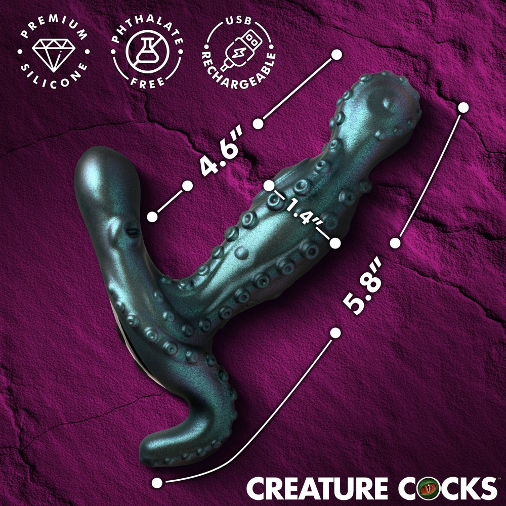 Octoprobe Gyrating Prostate Vibrator Anal Adult Sex Toy