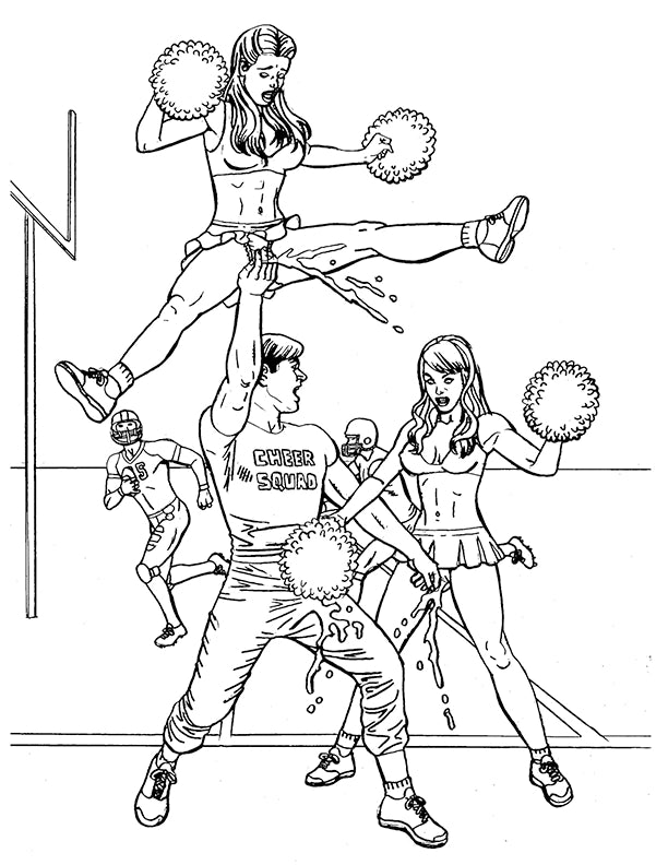 Orgasms Everywhere! Coloring Book by Wood Rocket Erotic Novelty Adult Gift