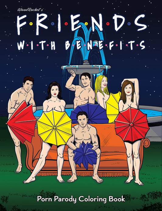 Friends with Benefits Porn Parody Coloring Book Adult Erotic Novelty Gift