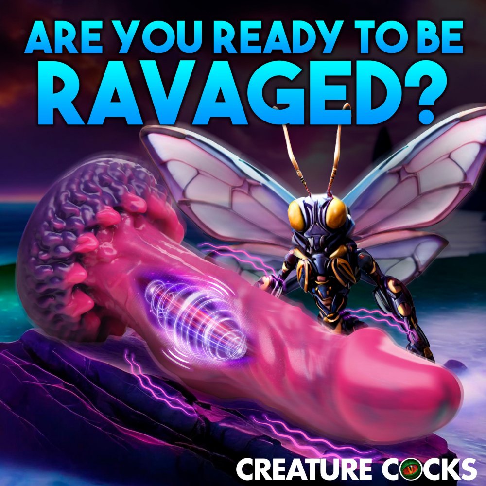 Creature Cocks: Xenox Vibrating Silicone Dildo with Remote Adult Sex toy