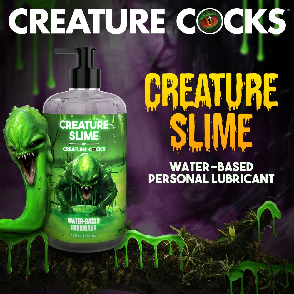 Creature Cocks Creature Slime Water-Based Lubricant 16 oz - Personal Lube
