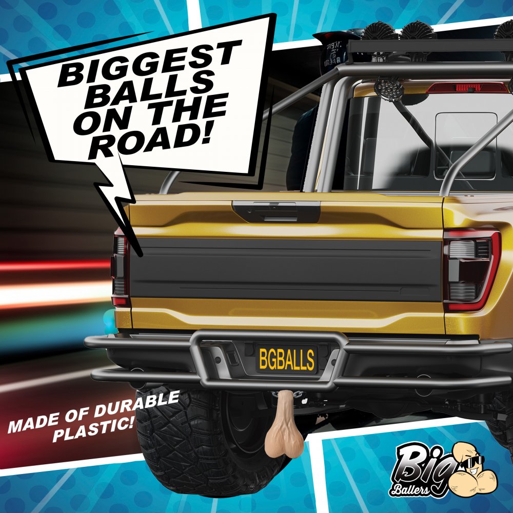 Large Truck Nuts - Light Hitch Accessories