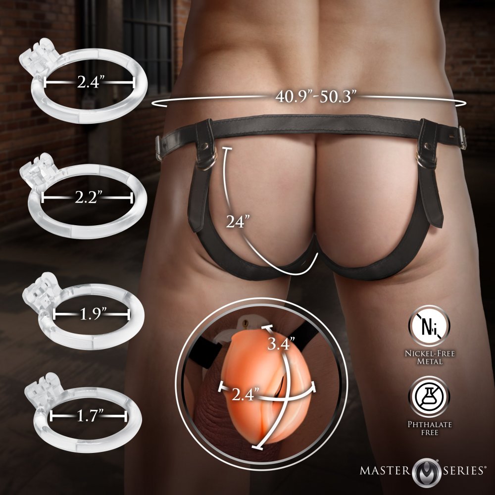Pussy Chastity Cage - Light Adult Sex Toy