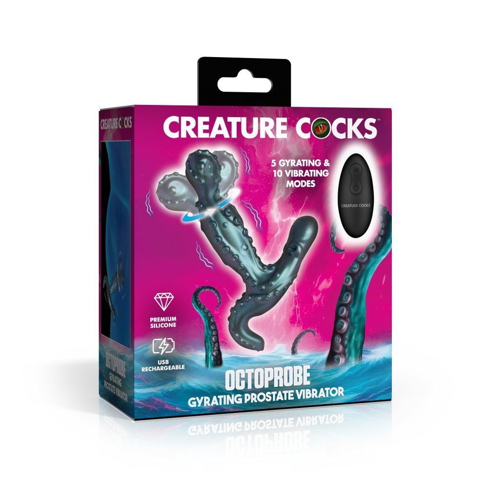 Octoprobe Gyrating Prostate Vibrator Anal Adult Sex Toy