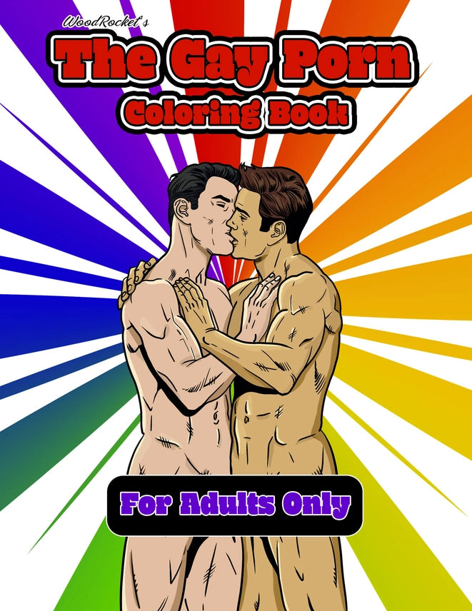Gay Porn Coloring Book Erotic Adult Entertainment Sensual Men's Gift Male Sex