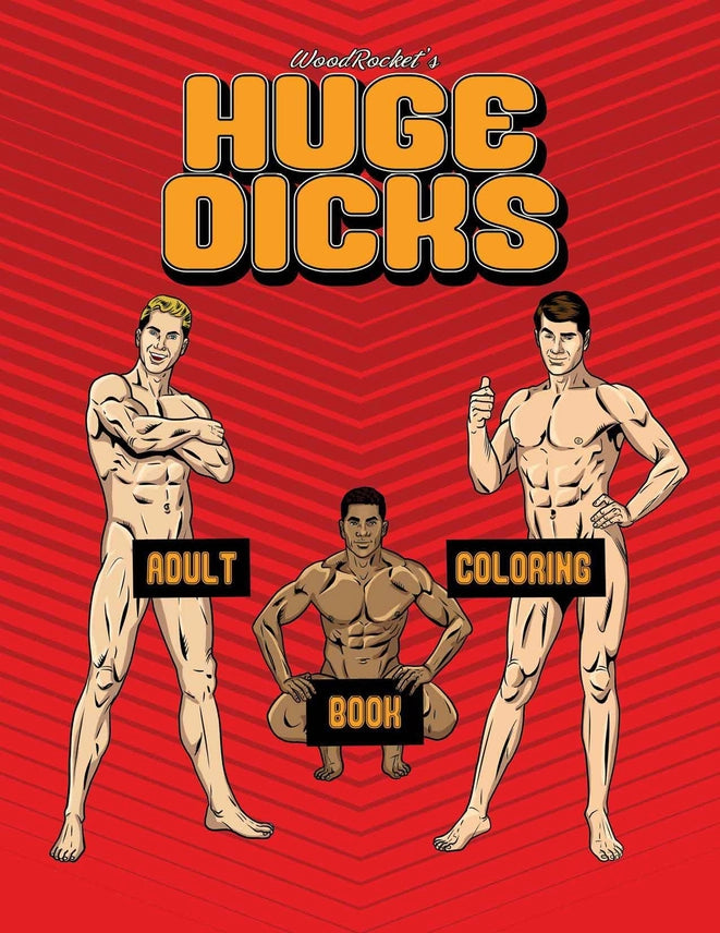 Huge Dicks Coloring Book Erotic Sexual Adult Entertainment Novelty Gift