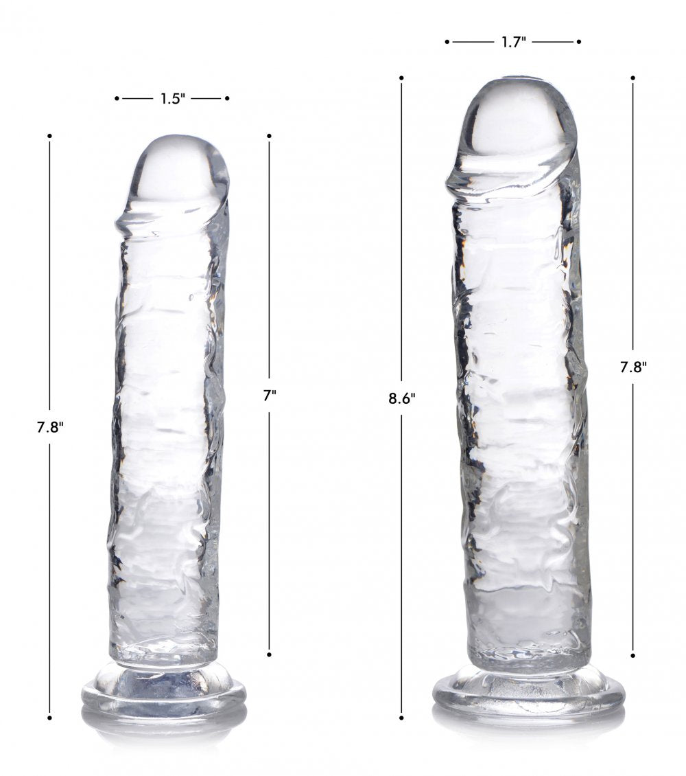 Jock C-Thru Dildo - 7 Inch Clear Adult Sex Toy