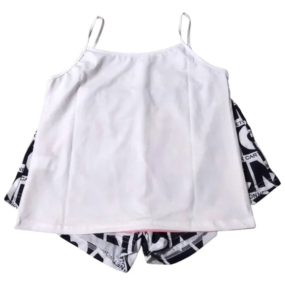 Pajama Set Top and Short Bottom womens XL