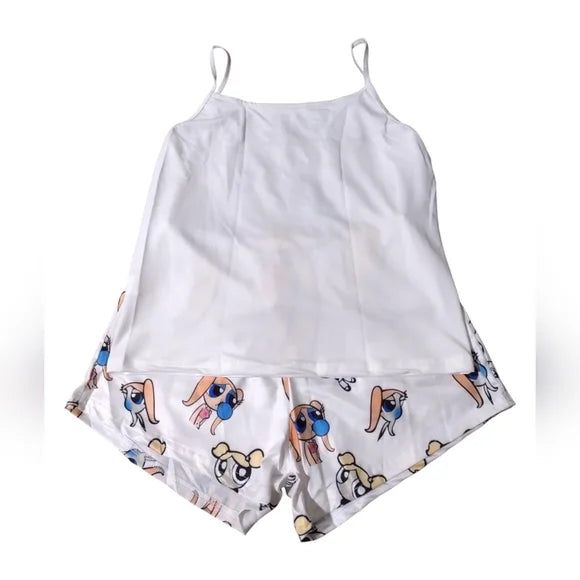 Pajama Set Top and Short Bottom womens XL New
