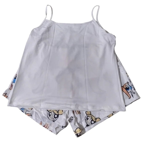 Pajama Set Top and Short Bottom womens XL New